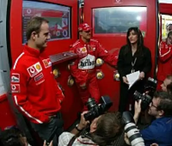 Barrichello und Schumacher Titel-Bild zur News: Barrichello und Schumacher