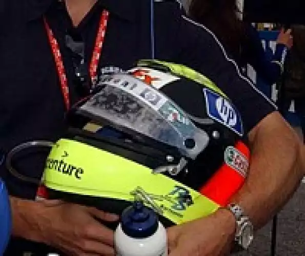 Helm von Ralf Schumacher Titel-Bild zur News: Helm von Ralf Schumacher