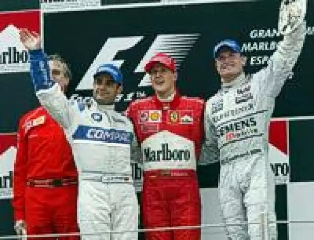 Montoya, Schumacher, Coulthard Titel-Bild zur News: Montoya, Schumacher, Coulthard