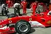 Bild zum Inhalt: Ferrari mit F2003-GA-Debüt zufrieden
