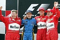 Bild zum Inhalt: Schumacher gewinnt mit F2003-GA in Barcelona