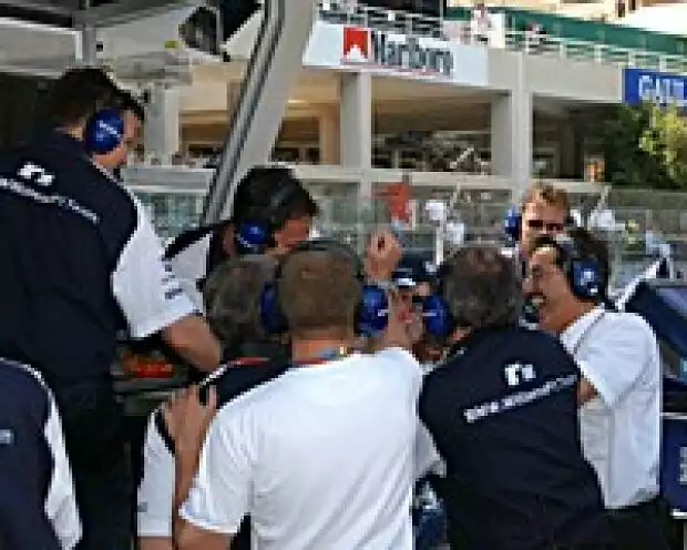 Freude beim BMW-Williams-Team Titel-Bild zur News: Freude beim BMW-Williams-Team