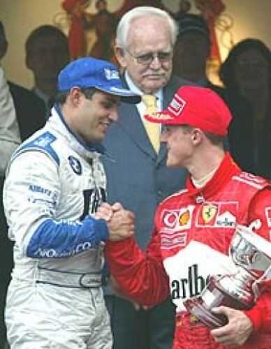 Titel-Bild zur News: Juan-Pablo Montoya, Michael Schumacher