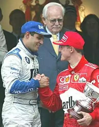 Juan-Pablo Montoya, Michael Schumacher Titel-Bild zur News: Juan-Pablo Montoya, Michael Schumacher