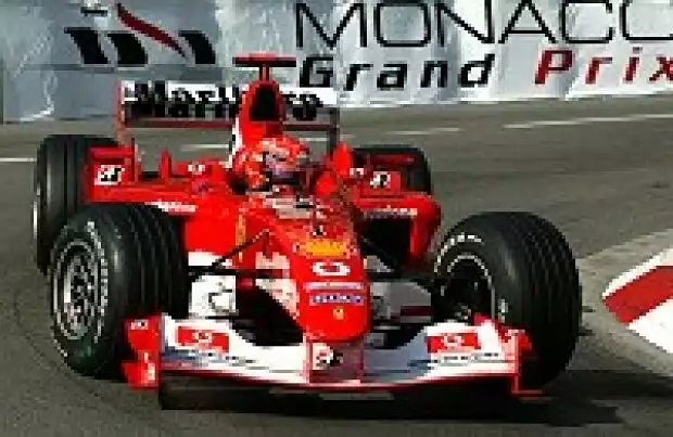 Michael Schumacher im F2003-GA Titel-Bild zur News: Michael Schumacher im F2003-GA