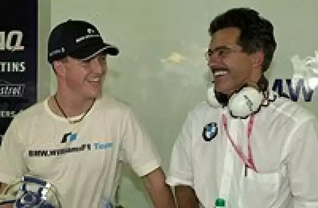 Ralf Schumacher und Dr. Mario Theissen Titel-Bild zur News: Ralf Schumacher und Dr. Mario Theissen