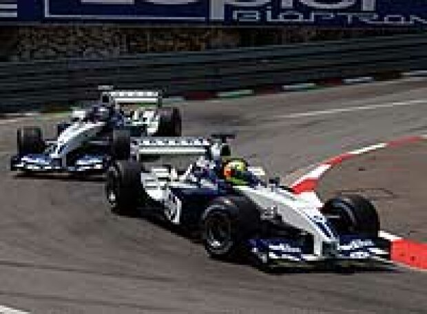 Titel-Bild zur News: Ralf Schumacher vor Juan-Pablo Montoya