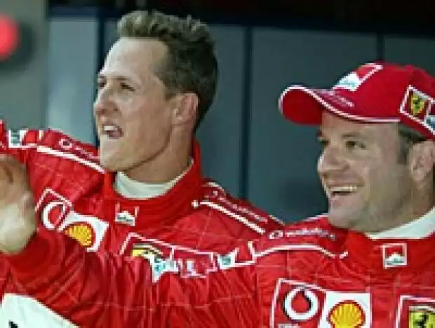 Schumacher und Barrichello Titel-Bild zur News: Schumacher und Barrichello