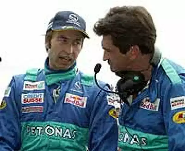 Heinz-Harald Frentzen und Jacky Eeckelaert Titel-Bild zur News: Heinz-Harald Frentzen und Jacky Eeckelaert