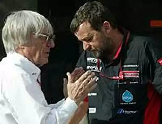 Bernie Ecclestone und Paul Stoddart Titel-Bild zur News: Bernie Ecclestone und Paul Stoddart