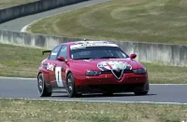 Michael Schumacher im Alfa Romeo GTA Titel-Bild zur News: Michael Schumacher im Alfa Romeo GTA