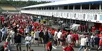 Fans in der Boxengasse des Hockenheimrings