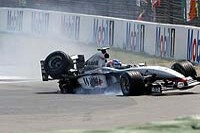 Kimi Räikkönens Startunfall in Hockenheim