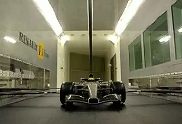Chassis im Renault-Windkanal Titel-Bild zur News: Chassis im Renault-Windkanal
