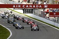 Das Starterfeld beim Kanada-Grand Prix 2003