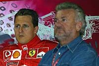 Michael Schumacher und Manager Willi Weber