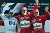 Bild zum Inhalt: 50. Ferrari-Sieg für Schumacher in Monza