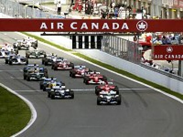 Das Starterfeld beim Kanada-Grand Prix 2003 Das Starterfeld beim Kanada-Grand Prix 2003