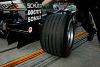 Michelin-Reifen auf einem McLaren