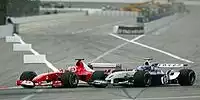 Barrichello und Montoya