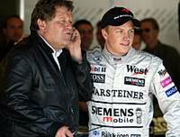 Titel-Bild zur News: Norbert Haug und Kimi Räikkönen