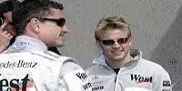 David Coulthard und Kimi Räikkönen