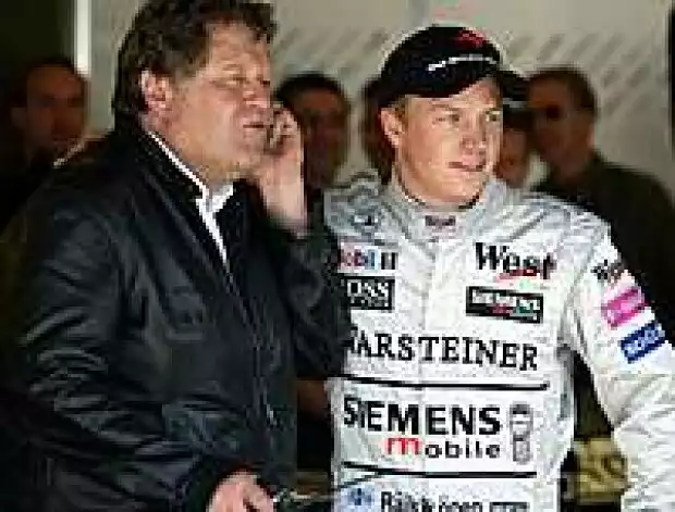 Norbert Haug und Kimi Räikkönen Titel-Bild zur News: Norbert Haug und Kimi Räikkönen