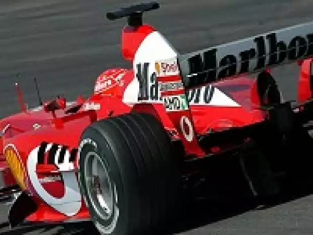 Michael Schumacher im F2003-GA Titel-Bild zur News: Michael Schumacher im F2003-GA