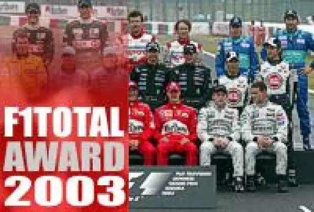 F1Total Award 2003 Titel-Bild zur News: F1Total Award 2003