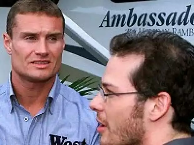 Titel-Bild zur News: David Coulthard und Jacques Villeneuve