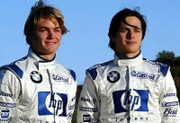 Nico Rosberg und Nelson Piquet junior Titel-Bild zur News: Nico Rosberg und Nelson Piquet junior