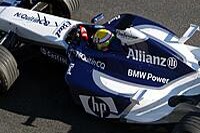 Ho-Pin Tung im FW24 bei Testfahrten in Jerez