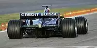 Saubers C23 aus der Heckperspektive