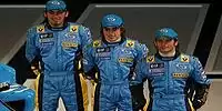 Franck Montagny, Fernando Alonso und Jarno Trulli