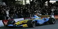 Fernando Alonso im R24 in Palermo
