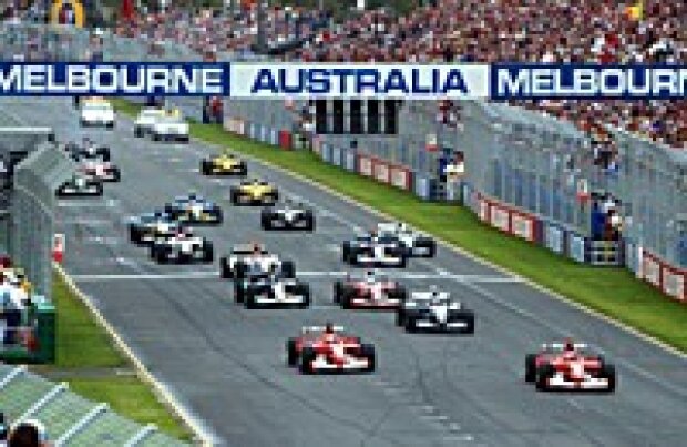 Titel-Bild zur News: Start in Melbourne 2003