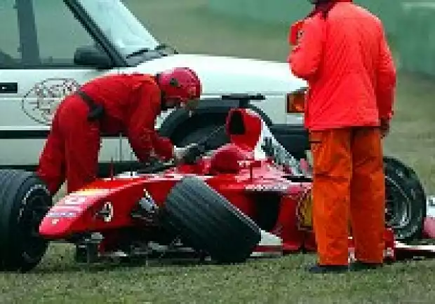 Badoers demolierter F2003-GA Titel-Bild zur News: Badoers demolierter F2003-GA