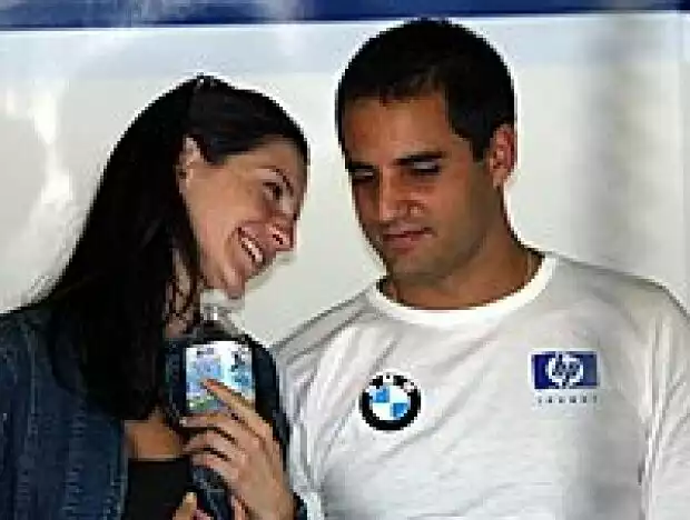Juan-Pablo Montoya mit Ehefrau Connie Titel-Bild zur News: Juan-Pablo Montoya mit Ehefrau Connie