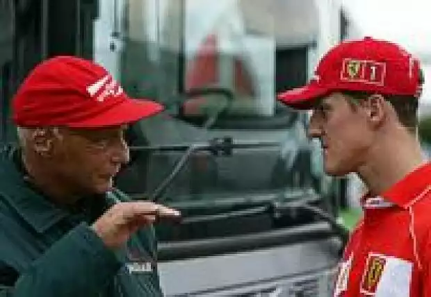 Titel-Bild zur News: Lauda und Schumacher