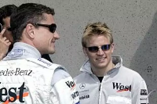 David Coulthard und Kimi Räikkönen Titel-Bild zur News: David Coulthard und Kimi Räikkönen