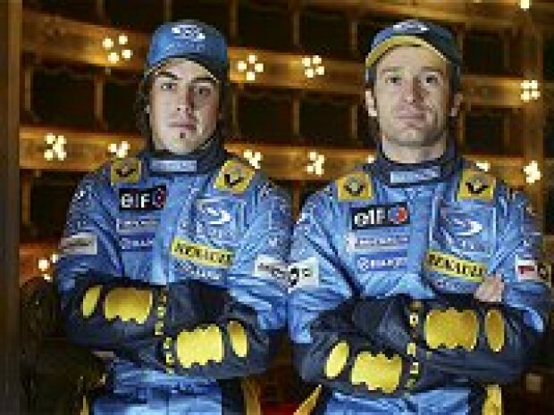 Titel-Bild zur News: Fernando Alonso und Jarno Trulli (RenaultF1)