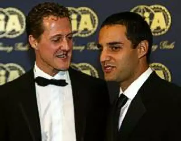 Titel-Bild zur News: Schumacher und Montoya