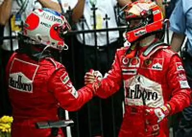 Barrichello und Schumacher Titel-Bild zur News: Barrichello und Schumacher