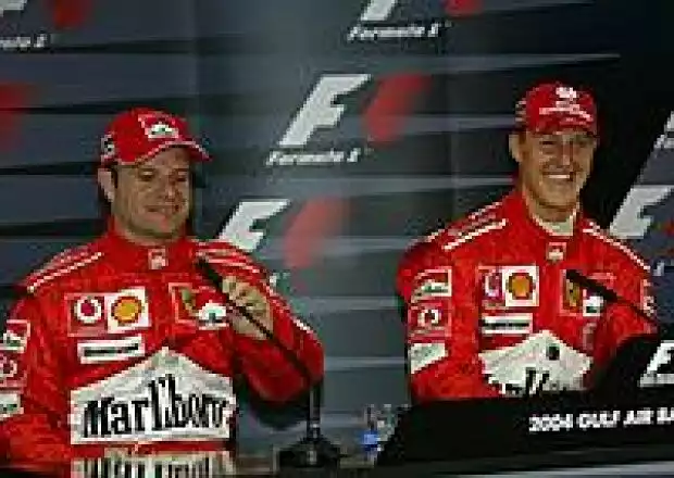 Barrichello und Schumacher Titel-Bild zur News: Barrichello und Schumacher