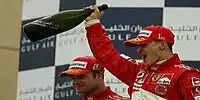 Barrichello und Schumacher