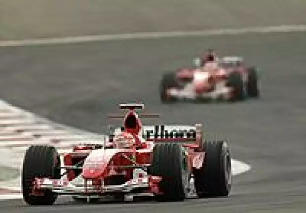 Schumacher und Barrichello Titel-Bild zur News: Schumacher und Barrichello