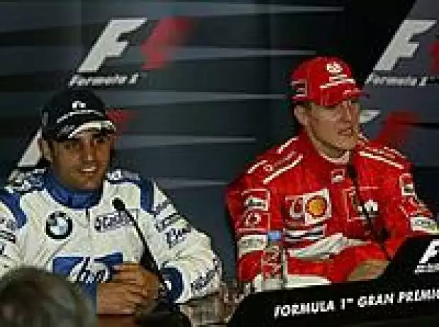 Montoya und Schumacher Titel-Bild zur News: Montoya und Schumacher