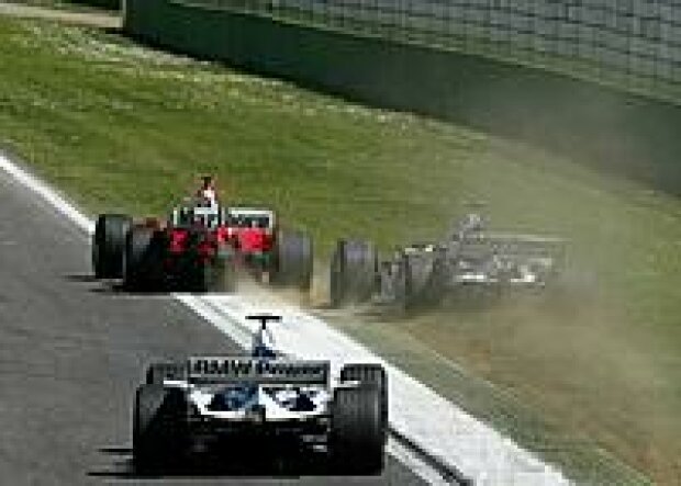 Titel-Bild zur News: Schumacher und Montoya