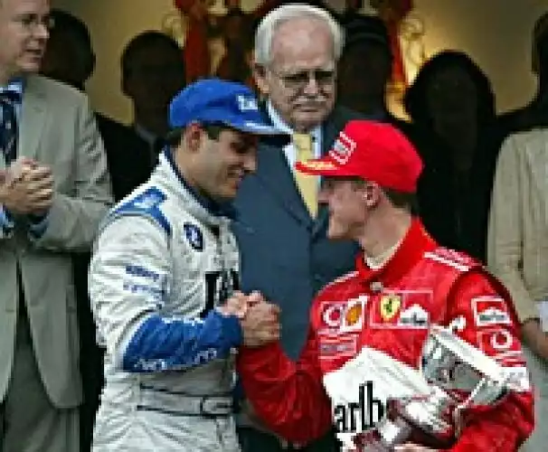 Montoya und Schumacher Titel-Bild zur News: Montoya und Schumacher