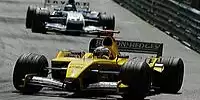 Heidfeld vor Montoya